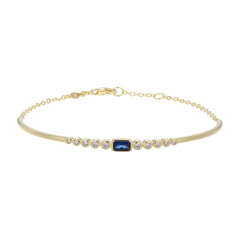 Essentials Lab-Created Diamond Yellow Gold And Rhodium Plated Necklace