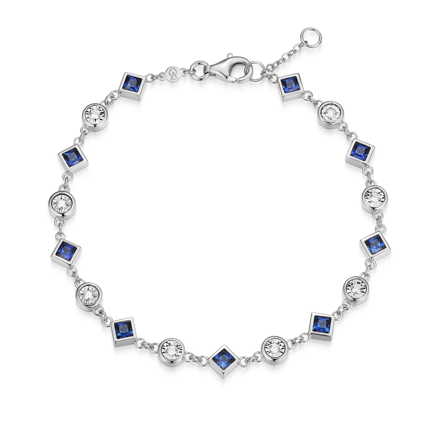 Virginia State Lab-Created Diamond Pendant Necklace