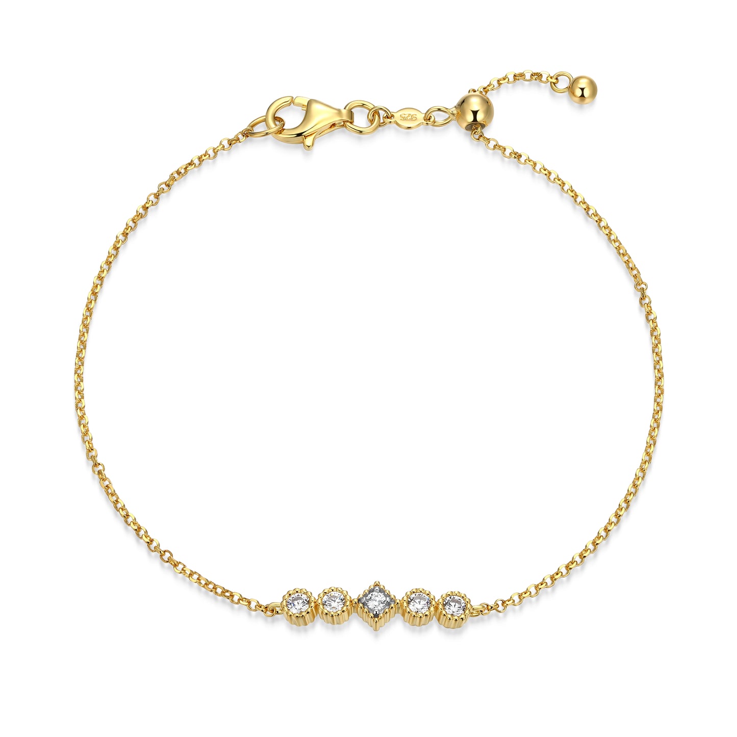 Bezel Lab-Created Diamond Ring