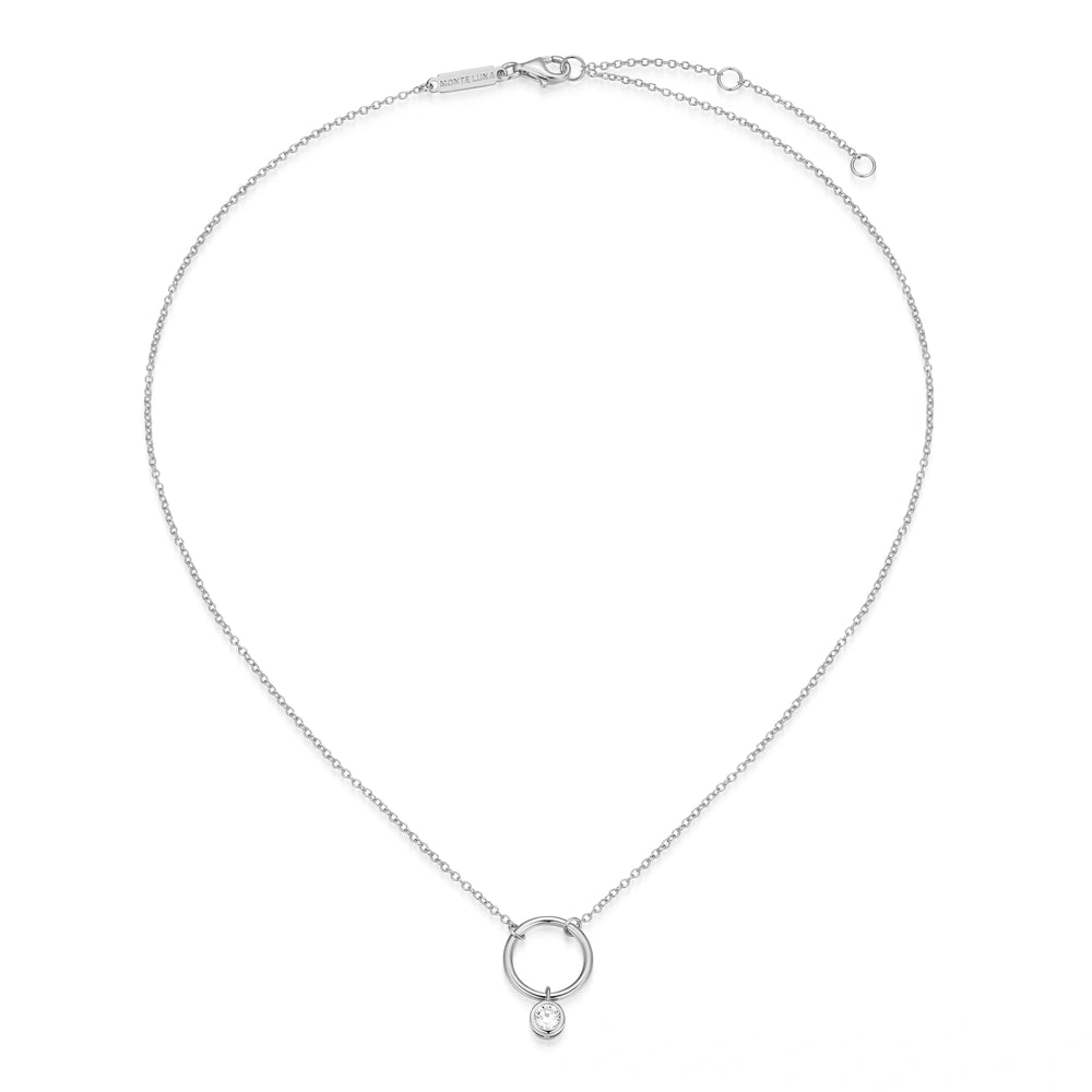 Massachusetts State Lab-Created Diamond Pendant Necklace