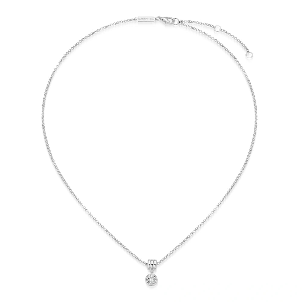 N. Carolina State Lab-Created Diamond Pendant Necklace