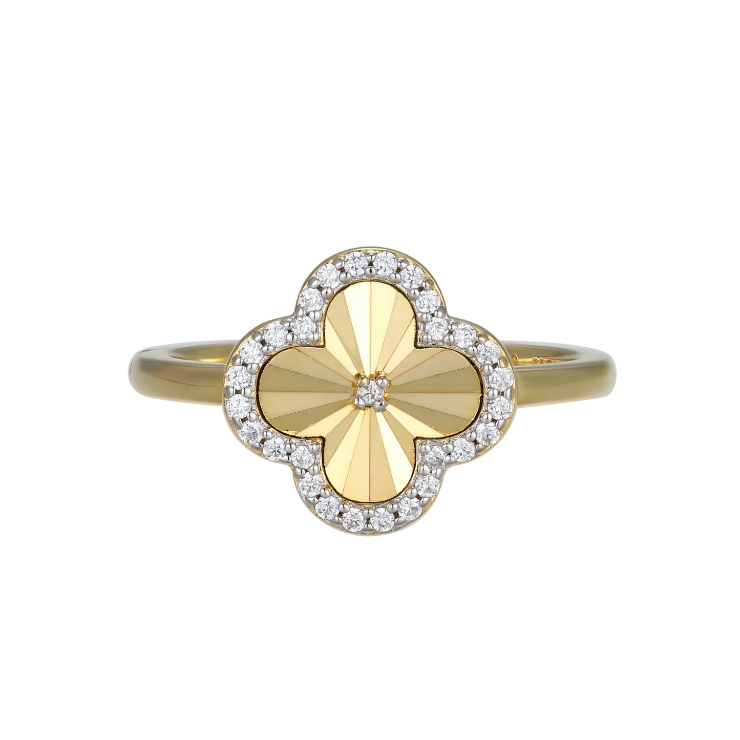 Rondelle Lab-Created Diamond Rhodium Plated Bracelet