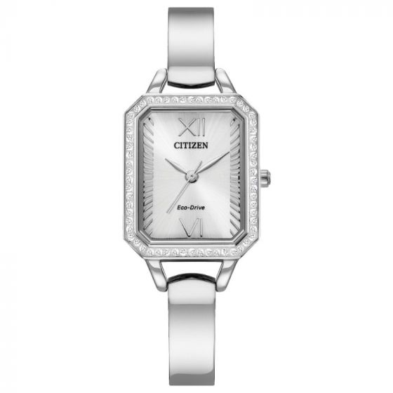 CITIZEN Eco-Drive Quartz Crystal Ladies Watch Stainless Steel