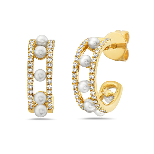 14k Yellow Gold Earrings