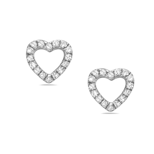 14k White Gold Earrings