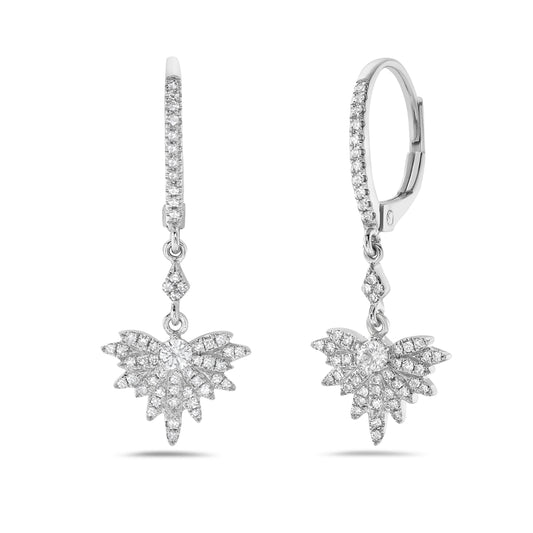 14k White Gold Earrings