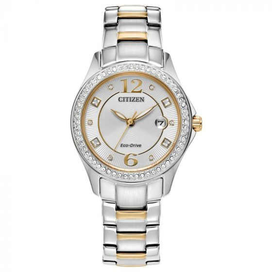 CITIZEN Eco-Drive Dress/Classic Eco Crystal Eco Ladies Stainless Steel