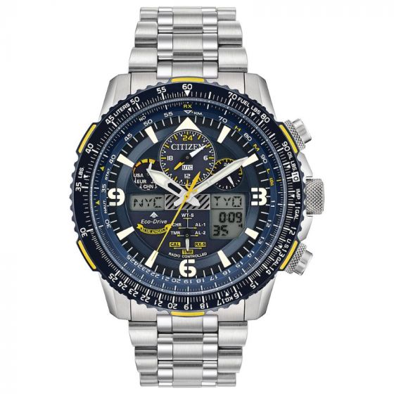 CITIZEN Eco-Drive Promaster Skyhawk Mens Watch Stainless Steel
