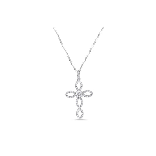14k White Gold Pendant