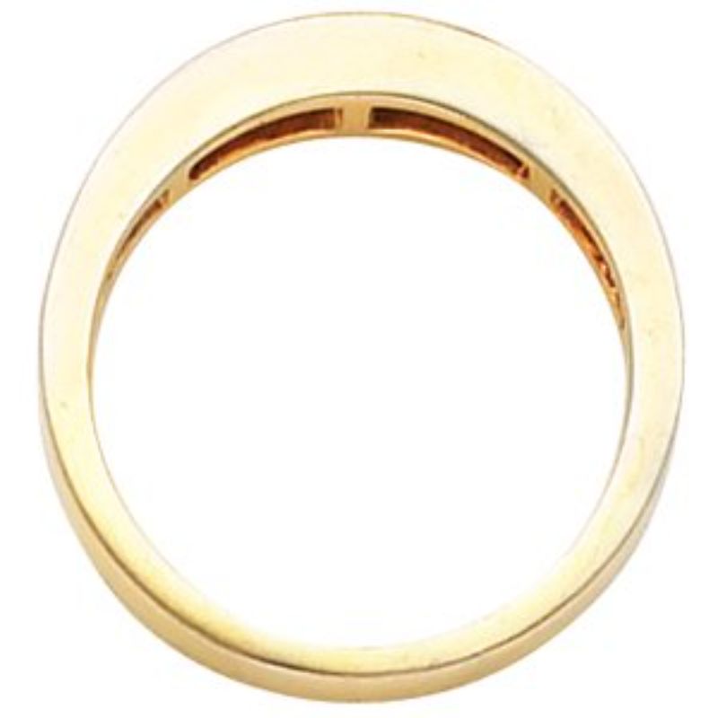 14K Yellow 1 1/6 CTW Natural Diamond Ladies Band