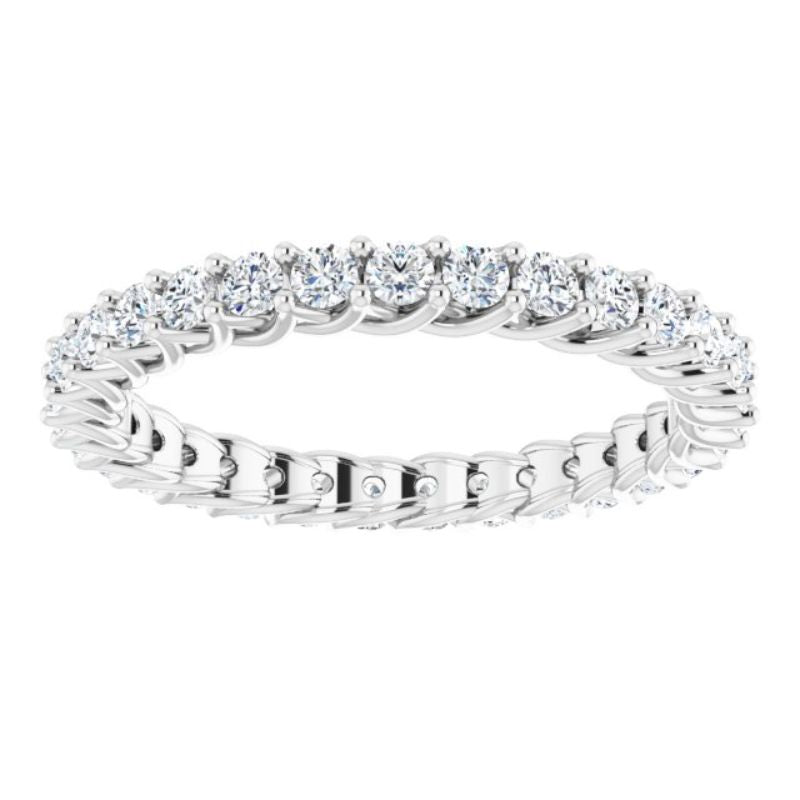 14K White 5/8 CTW Diamond Eternity Band