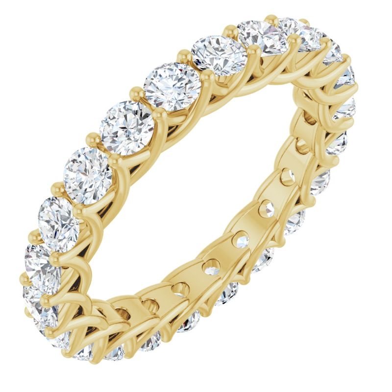 14K Yellow 2 1/5 CTW Diamond Eternity Band