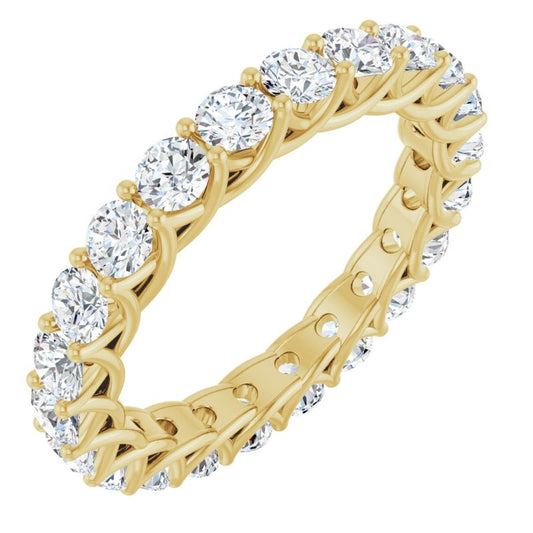 14K Yellow 2 1/5 CTW Diamond Eternity Band