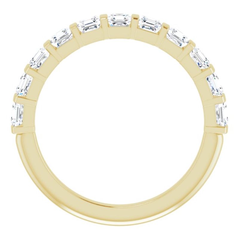 14K Yellow 1 1/8 CTW Natural Diamond Anniversary Band
