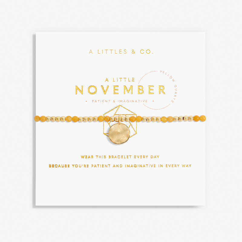 KATIE LOXTON NOVEMBER BIRTHSTONE BRACELET