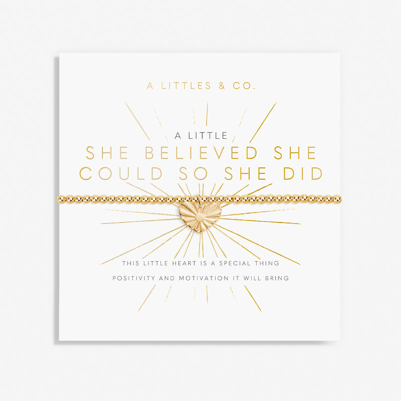 KATIE LOXTON SHE BELIEVED SHE COULD SO SHE DID BRACELET