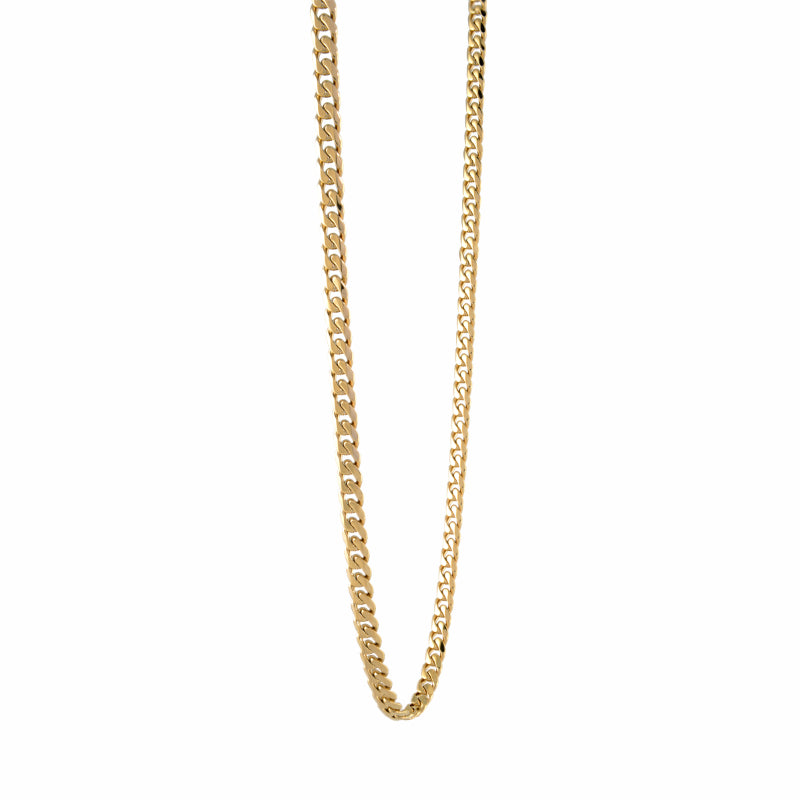 Italgem Steel Gold-Ip S.Steel 3.3Mm-Polished 20''-Curb Chain