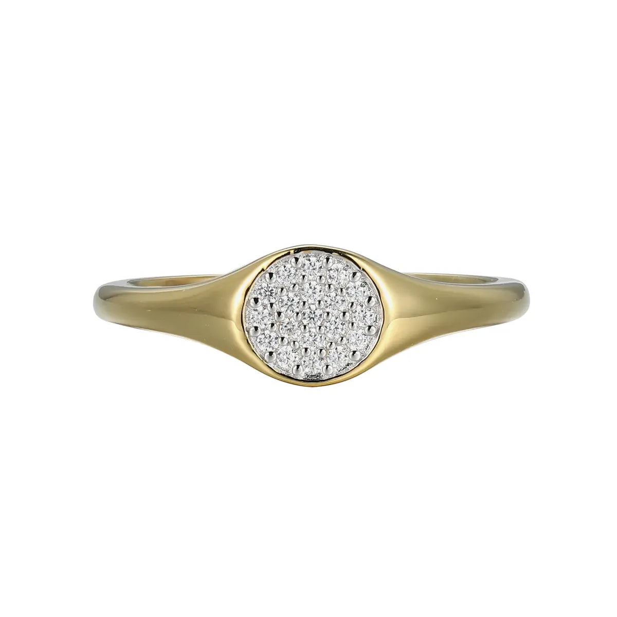 M By Monte Luna Sterling SIlver Gold Plated Rhodium Plated Ring Diamond