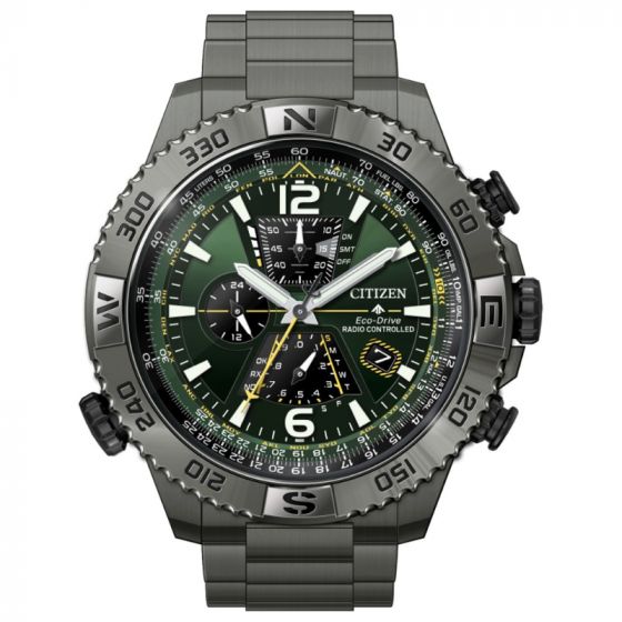 CITIZEN Eco-Drive Promaster Navihawk Mens Watch Stainless Steel