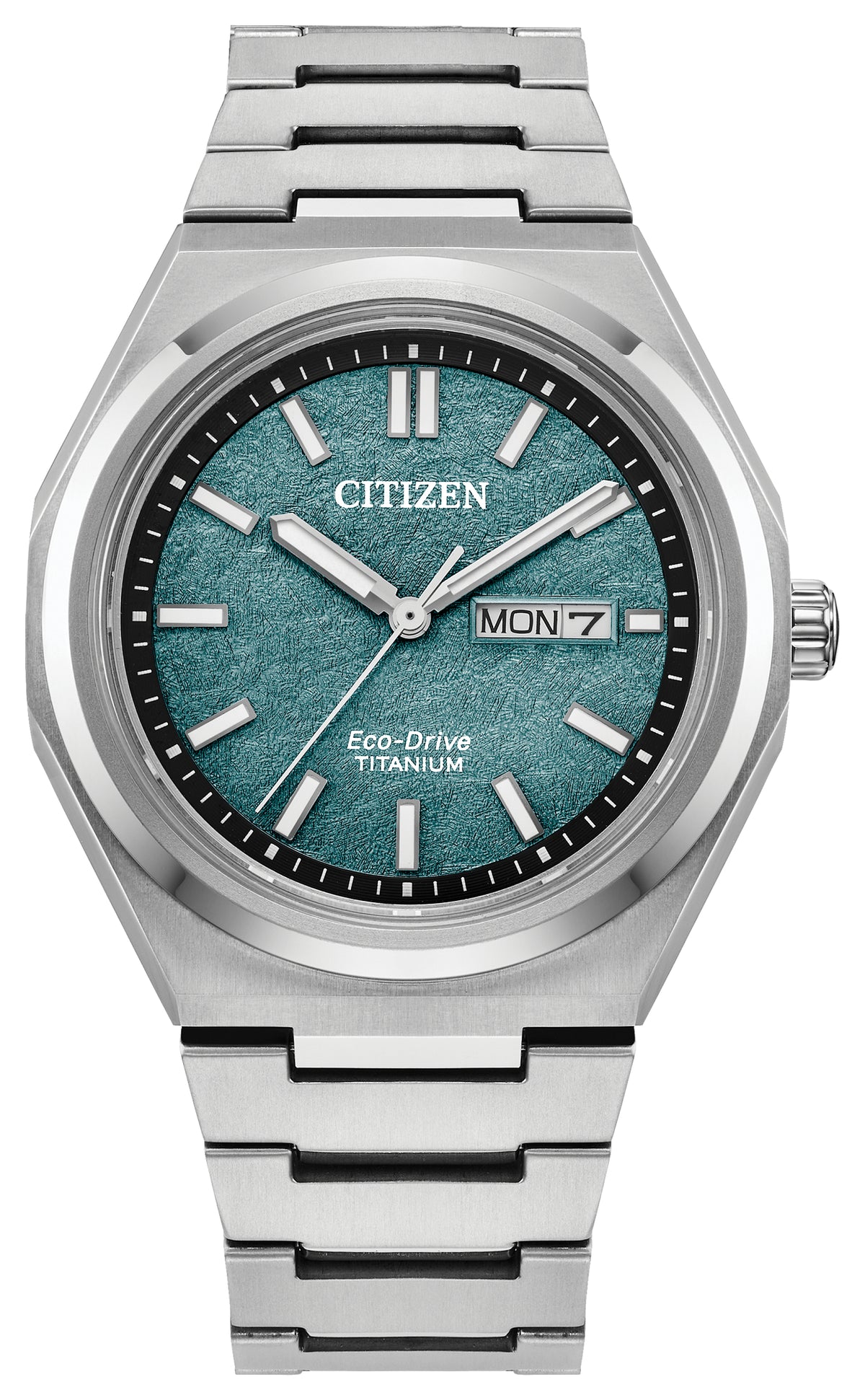 Citizen Zenshin Super Titanium Green Dial Day-Date Watch
