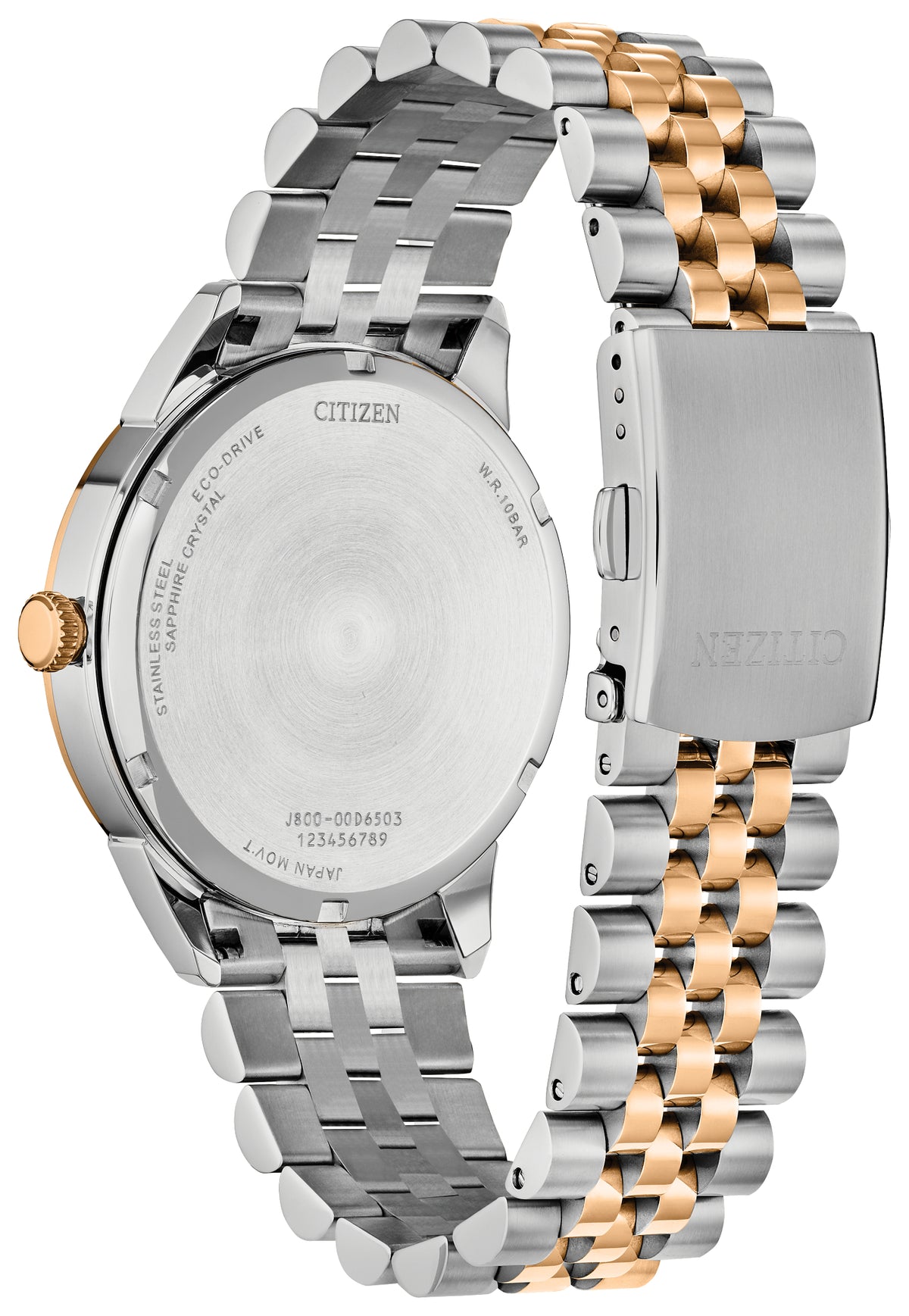 Citizen Rolan Brown Gradient Two-Tone Watch