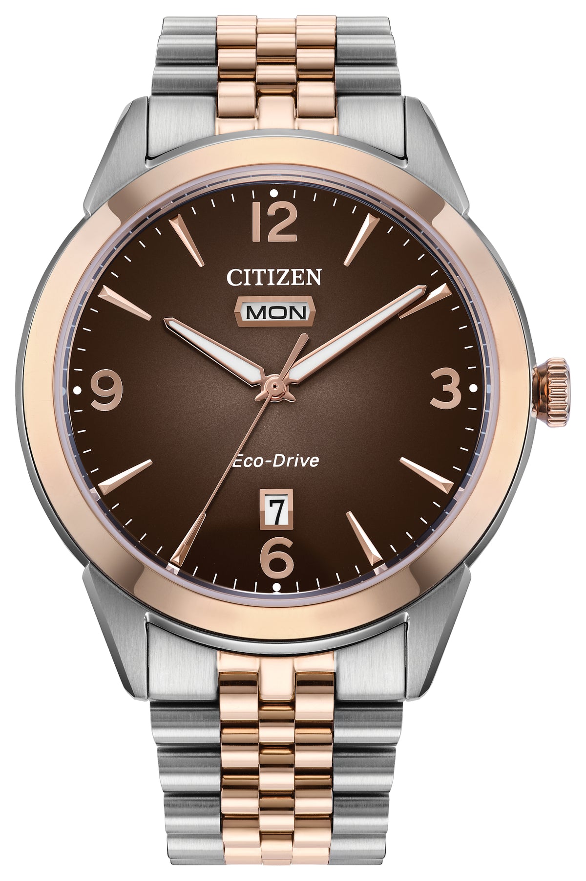 Citizen Rolan Brown Gradient Two-Tone Watch