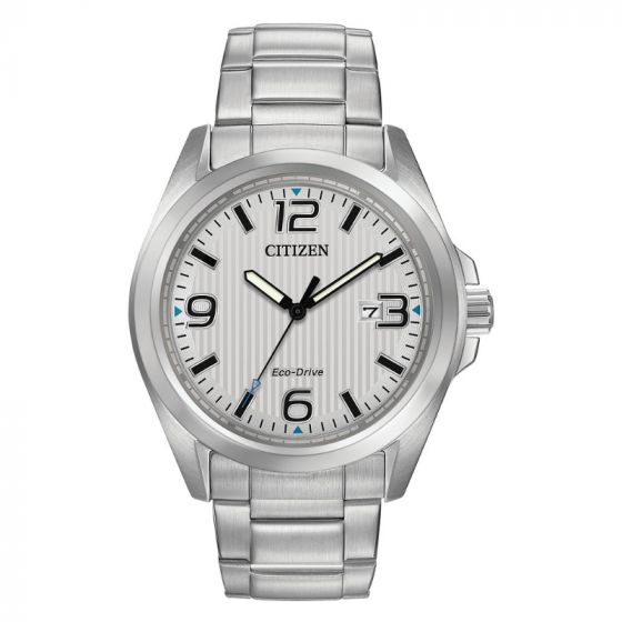 CITIZEN Eco-Drive Weekender Garrison Mens Watch Stainless Steel