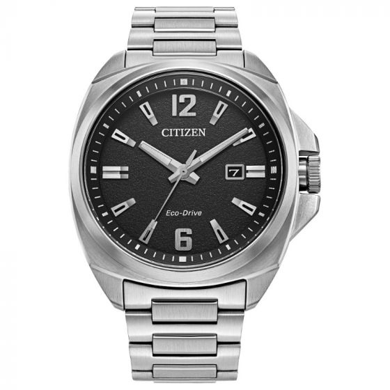 CITIZEN Eco-Drive Sport Luxury  Mens Watch Stainless Steel