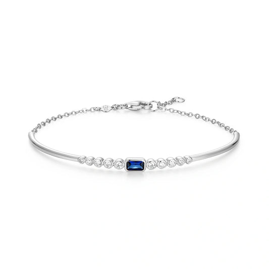 Essentials Lab-Created Diamond Rhodium Plated Necklace