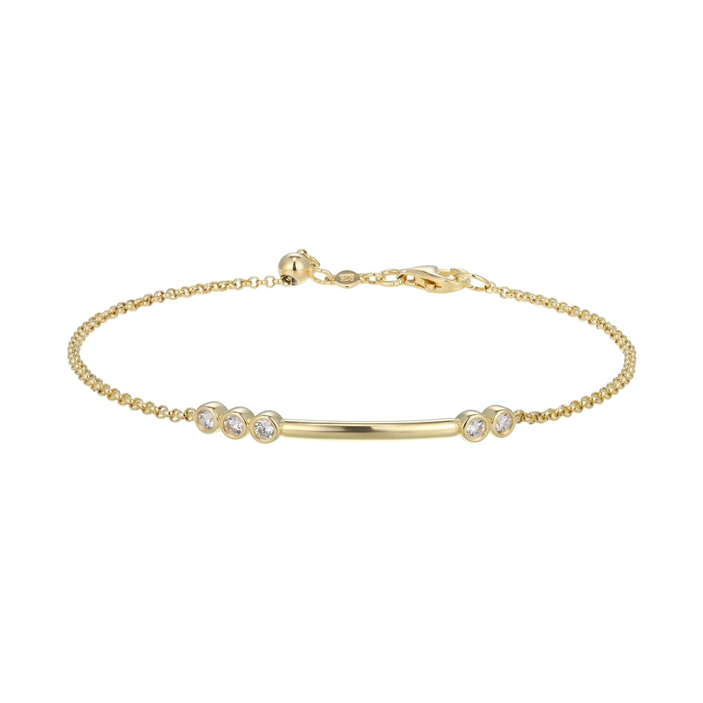 Essentials Lab-Created Diamond Rhodium Plated Pendant