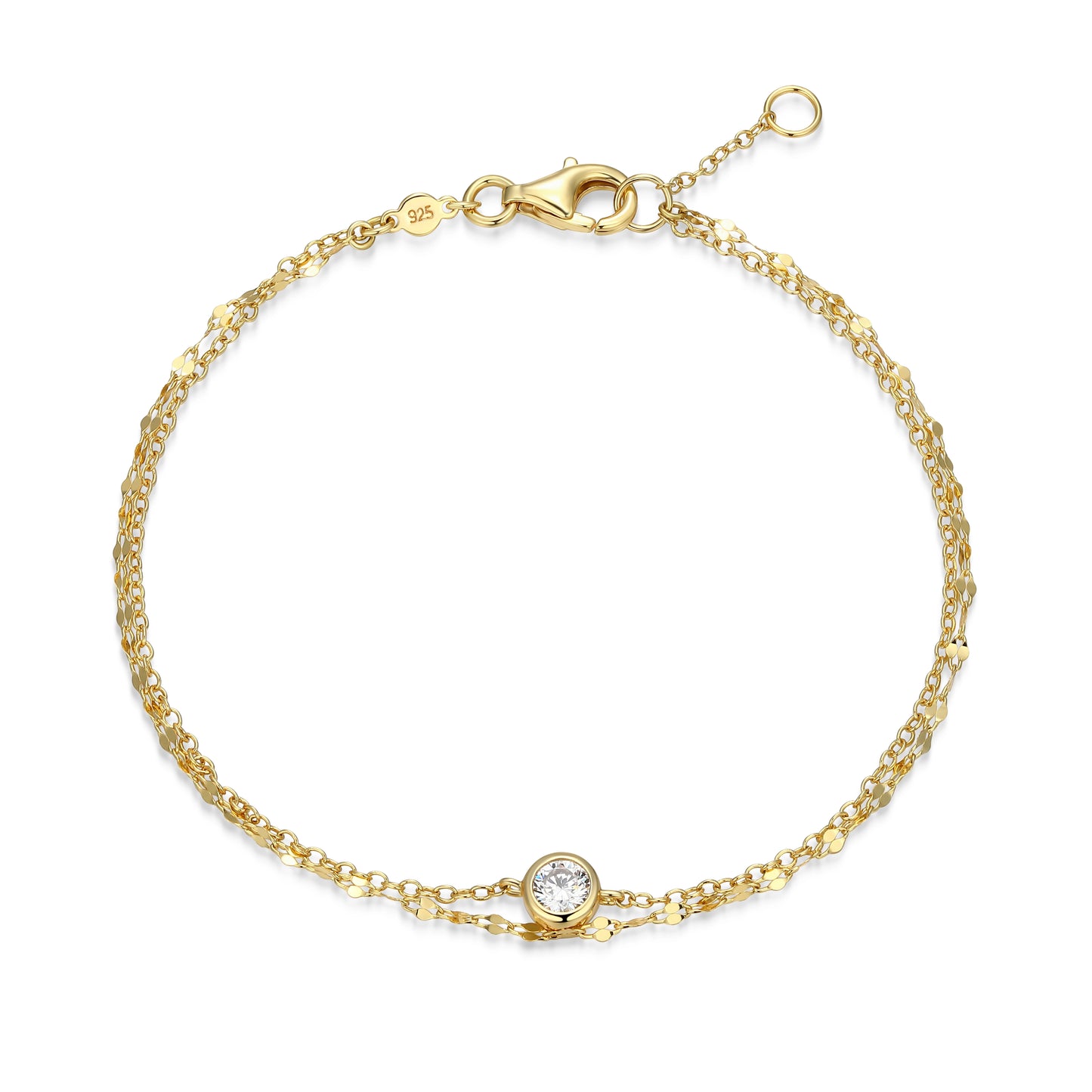 Bezel Lab-Created Diamond Ring