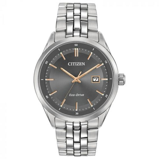 CITIZEN Eco-Drive Quartz Corso Mens Watch Stainless Steel