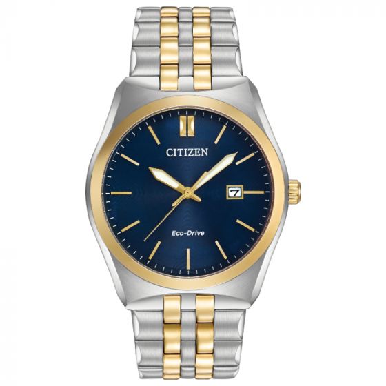 CITIZEN Eco-Drive Quartz Corso Mens Watch Stainless Steel