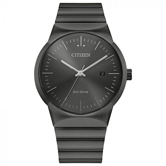 CITIZEN Eco-Drive Quartz Axiom Mens Watch Stainless Steel