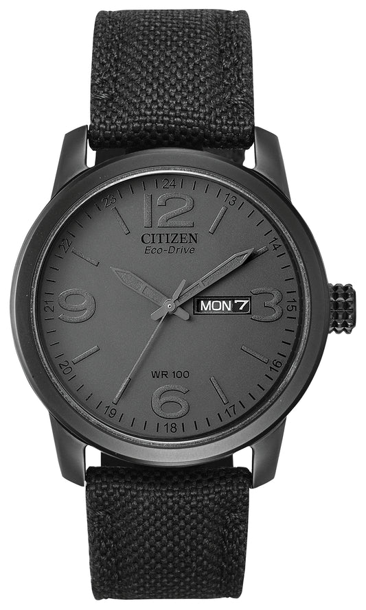 Men'S Citizen Eco-Drive Military-Inspired Watch Bm8475-00F