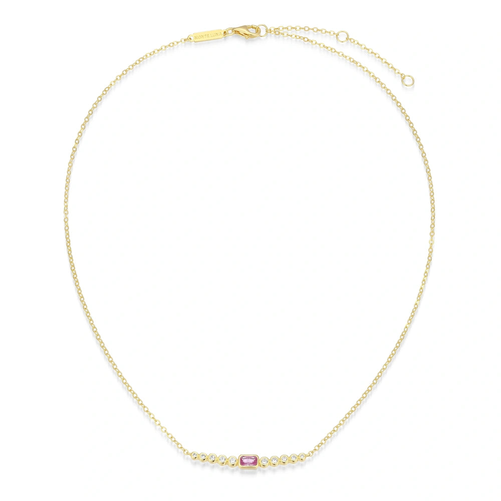 Essentials Lab-Created Diamond Yellow Gold And Rhodium Plated Earrings