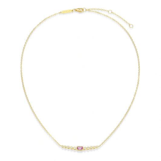 Essentials Lab-Created Diamond Yellow Gold And Rhodium Plated Earrings