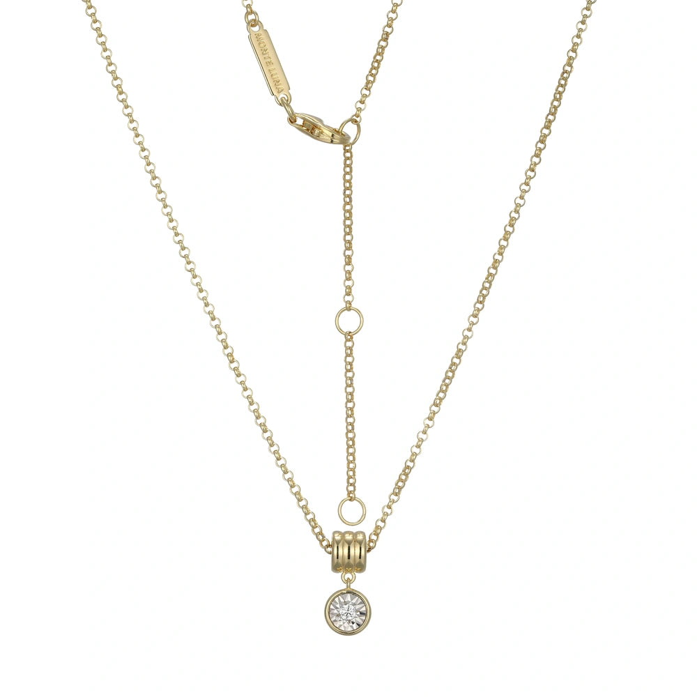 N. Carolina State Lab-Created Diamond Pendant Necklace