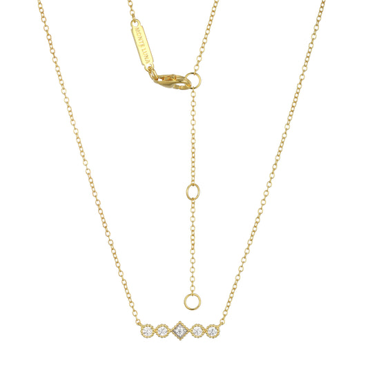 Two-Tone Lab-Created Diamond Pendant