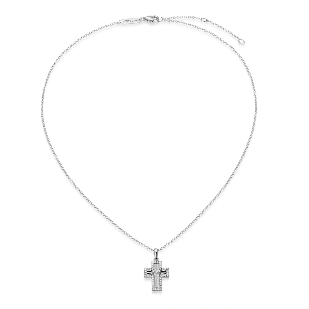 Beaded Lab-Created Diamond Rhodium Plated Anklet