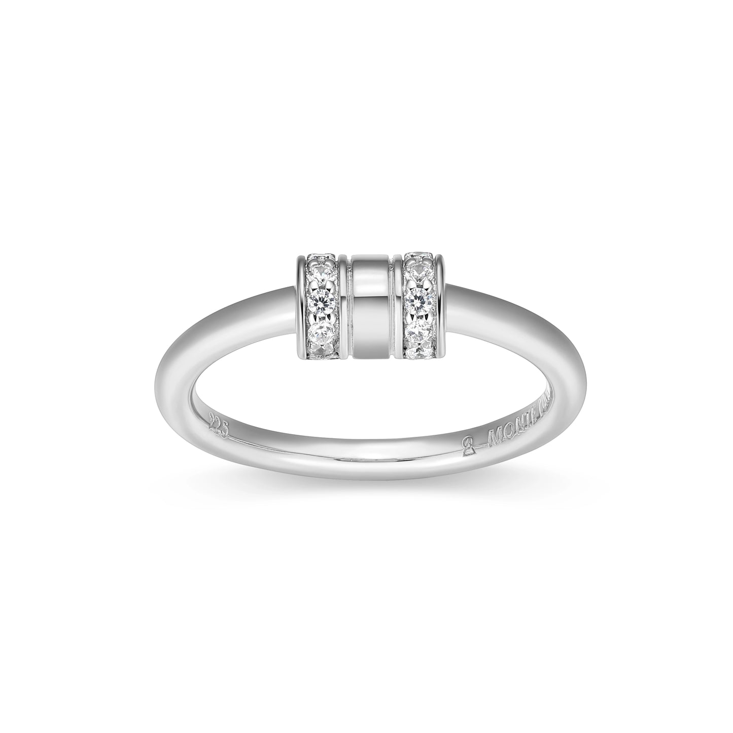 Essentials Lab-Created Diamond Yellow Gold And Rhodium Plated Bracelet