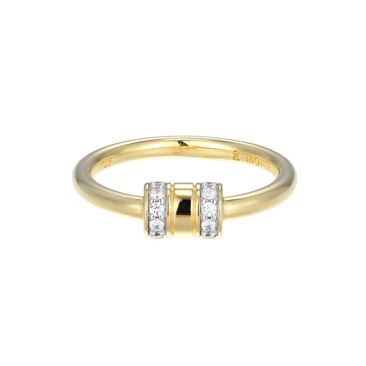 Essentials Lab-Created Diamond Rhodium Plated Bracelet