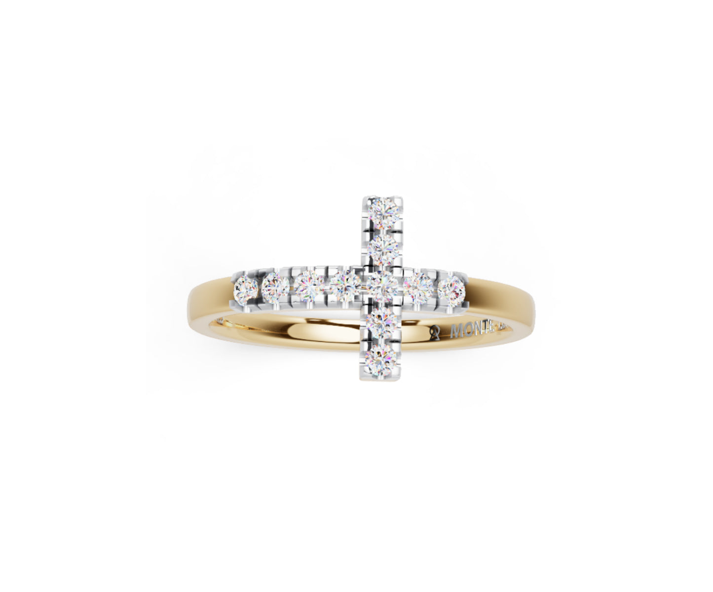 Bar Lab-Created Diamond Rhodium Plated Ring Created Pink Sapphire Emerald 5X3Mm