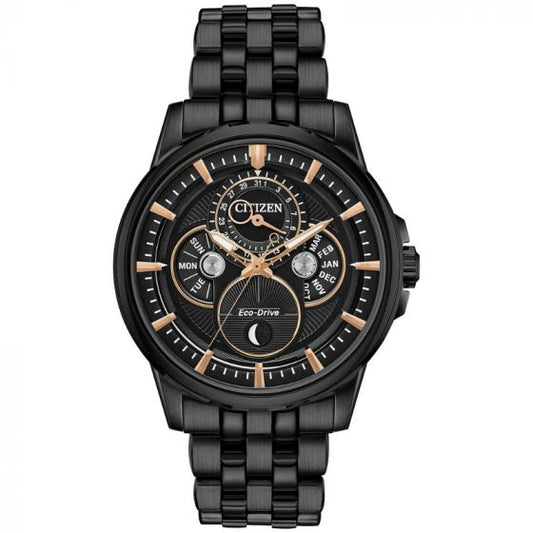 CITIZEN Eco-Drive Quartz Calendrier Mens Watch Stainless Steel