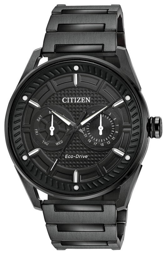Men'S Drive From Citizen Eco-Drive Cto Black Watch Bu4025-59E