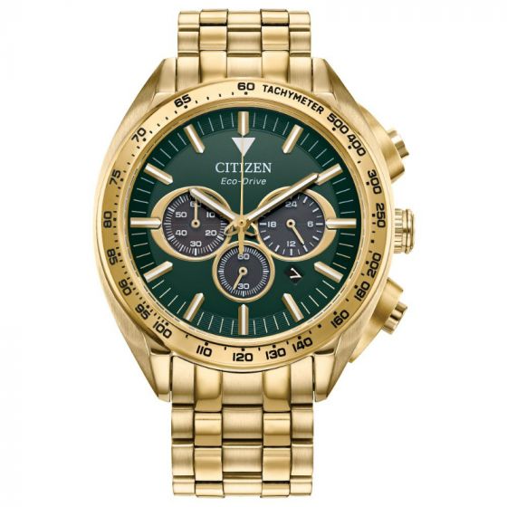 CITIZEN Eco-Drive Sport Luxury Carson Mens Stainless Steel