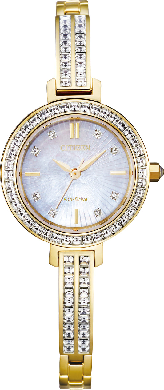 Citizen Eco-Drive Mother-Of-Pearl Dial Watch Em0862-56D