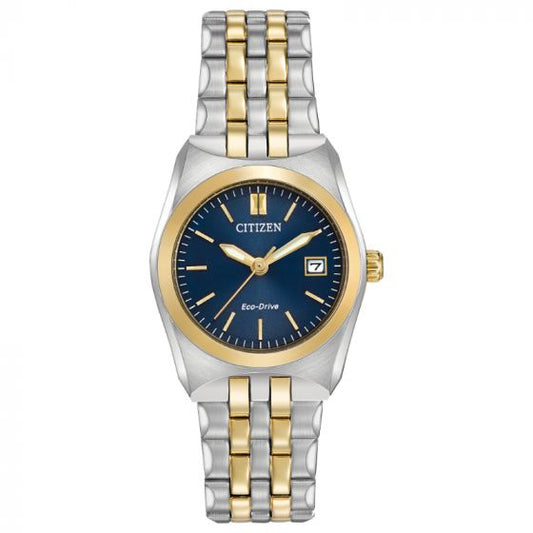 CITIZEN Eco-Drive Quartz Corso Ladies Watch Stainless Steel