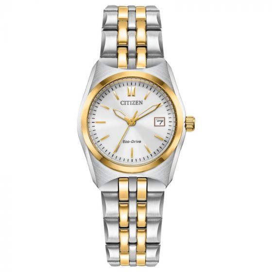 CITIZEN Eco-Drive Quartz Corso Ladies Watch Stainless Steel
