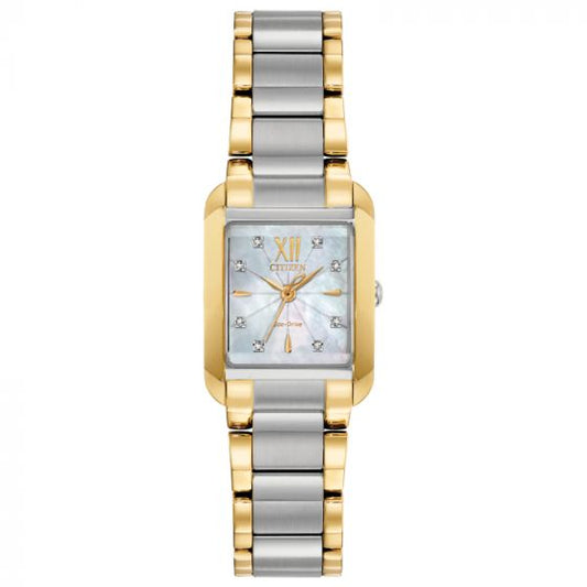 CITIZEN Eco-Drive Quartz Bianca Ladies Watch Stainless Steel